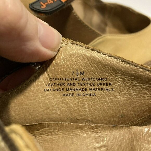 J-41 Venture On Tan Brown Mary Jane Strap Mule Shoe Sz 7.5M - Picture 10 of 12